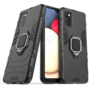 เคส Samsung Galaxy A02s พลาสติกแบบแข็ง Armor Shockproof Phone Case Back Cover Samsung A02s A 02s กรณี ฝาครอบ