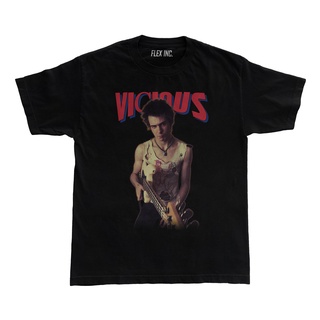 เสื้อยืด โอเวอร์ไซซ์ ลาย Sid Vicious Sex Guns สไตล์วินเทจS-5XL