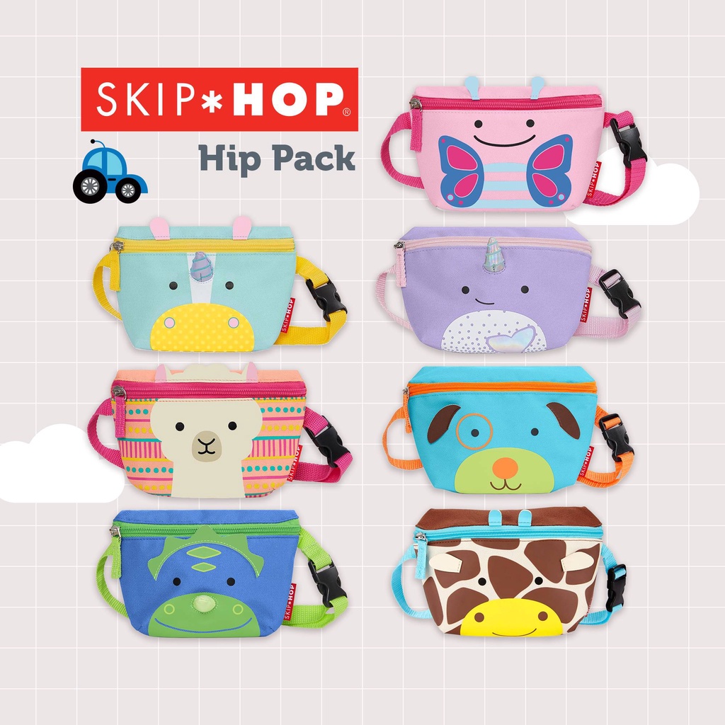 Skip&Hop Zoo Hip Pack กระเป๋าแบบ คาดเอวหรือสะพายข้าง Shopee Thailand