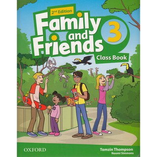 DKTODAY หนังสือแบบเรียน FAMILY &amp; FRIENDS 3:CLASS BOOK (2ED) 2019