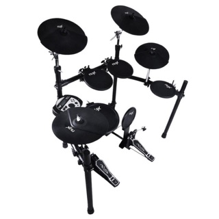NUX Digital Drum Kit กลองไฟฟ้า รุ่น DM-5 (Black)  แถมฟรี ไม้กลอง + หม้อแปลงไฟ (Adepter) * [ ของแท้ รับประกันศูนย์ไทย]