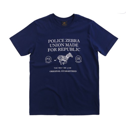 ผ้านุ่ม-police-zebra-เสื้อยืด-คอกลม-premium-cotton-100-ใส่ได้ทั้งผู้ชาย-ผู้หญิง-สีขาว-ดำ-กรม-t179
