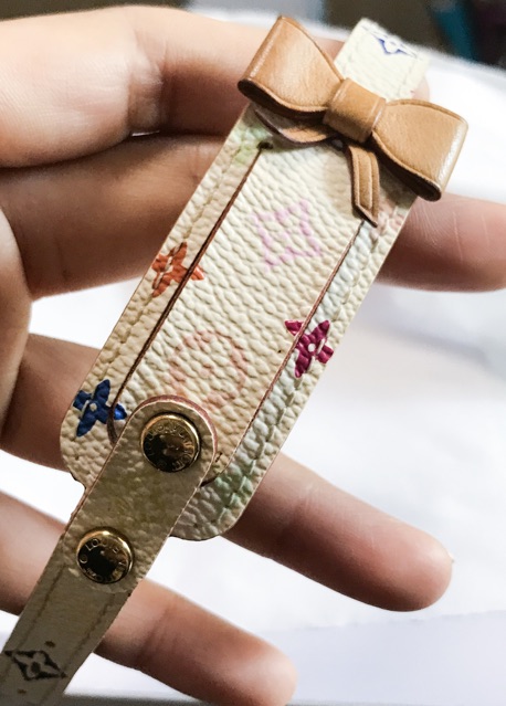 Monogram leather bracelet Louis Vuitton Multicolour in Leather - 28945871