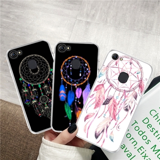 เคสโทรศัพท์มือถือแบบนิ่ม TPU ใส ลายตาข่ายดักฝัน 51WS สําหรับ OPPO A3S A5 A37 A39 A5S A7 A59 F1S F3 A1 F5 F7 F9 Pro