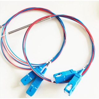 10pcs packing fiber optic FBT splitter SC UPC 1x2 0.9mm unbalanced coupler 70/30 60/40 optional split ratio fbt coupler