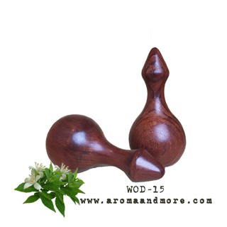 Aroma &amp; More ไม้นวดกลม สำหรับนวดกดจุดเพื่อสุขภาพ Wooden massage-Hand made