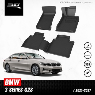 พรมปูพื้นรถยนต์ 3D สำหรับ BMW 3 series ฐานล้อยาว ( G28 ) 2019-2024