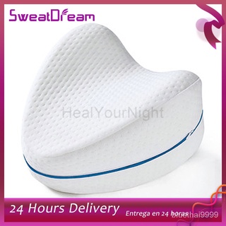 【บลูไดมอนด์】Body Pillow Memory Foam Leg Pillow Sleeping Orthopedic Pillow Hip Joint Pain Relief Thigh Leg Pad Cushion Ho