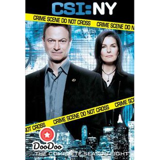 CSI New York Season 8 ไขคดีปริศนา นิวยอร์ค ปี 8 [พากย์ไทย/อังกฤษ ซับไทย/อังกฤษ] DVD 6 แผ่น