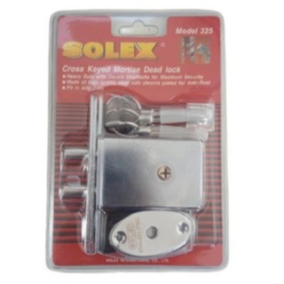 กุญแจประตูแบบฝัง 2ขา SOLEX รุ่น325
