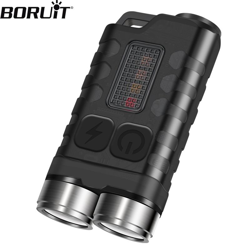 boruit-v3-พวงกุญแจไฟฉาย-led-xpg-dual-light-type-c-แบบชาร์จไฟได้-พร้อมแม่เหล็ก-สําหรับตั้งแคมป์