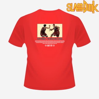 tshirtเสื้อยืดคอกลมฤดูร้อนAg เสื้อยืดแขนสั้นลําลอง พิมพ์ลายกราฟฟิคอนิเมะ Slam Dunk Kaede Hanamichi ทรงหลวม พลัสไซซ์Sto4X