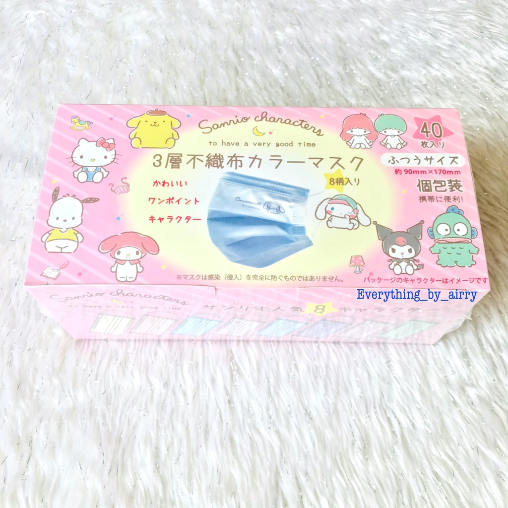 sanrio-characters-ขนาด-17x9-cm-กล่องละ-40-ชิ้น-8-สี-8-ลาย-บรรจุแยกชิ้น