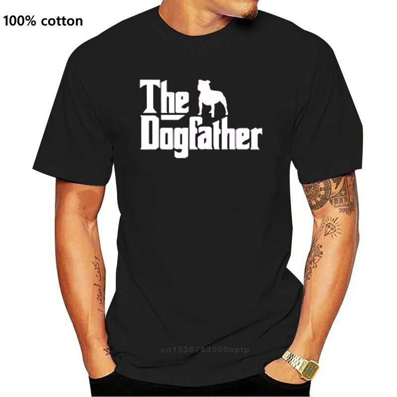 ขายดีเสื้อยืด-พิมพ์ลาย-staffordshire-bull-terrier-dog-father-สําหรับผู้ชายs-5xl