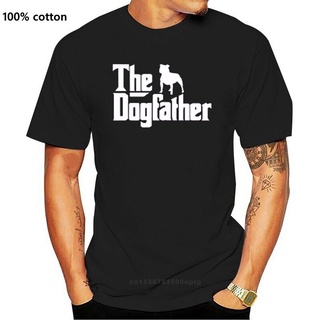 ขายดี!เสื้อยืด พิมพ์ลาย Staffordshire Bull Terrier - DOG FATHER สําหรับผู้ชายS-5XL