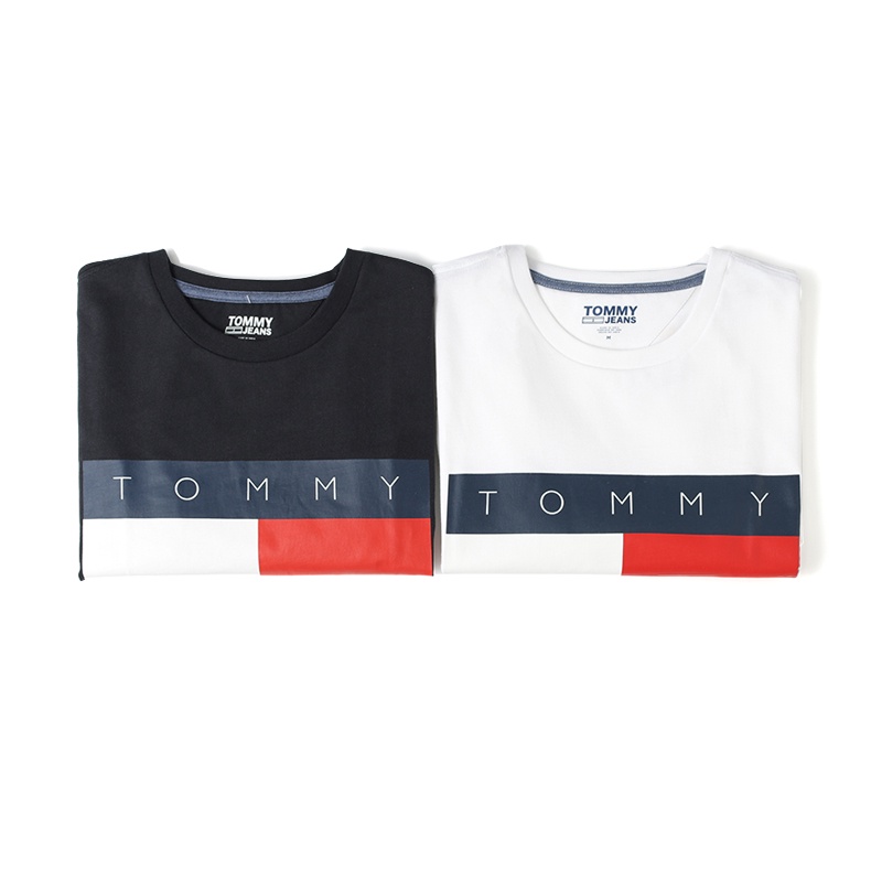 tommy-tommy-เสื้อยืดแขนสั้น-ทรงหลวม-แฟชั่นสําหรับผู้ชาย