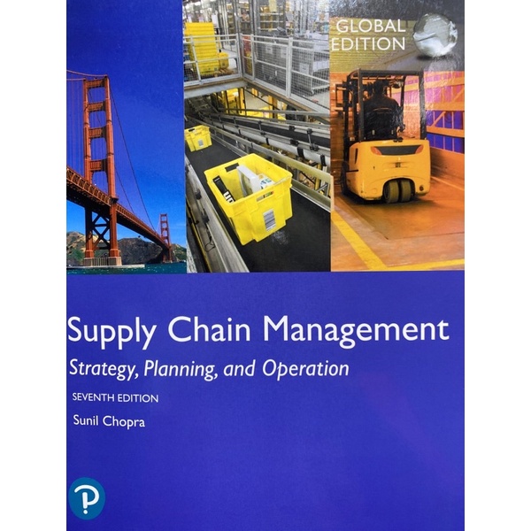 9781292257891 SUPPLY CHAIN MANAGEMENT STRATEGY, PLANNING, AND