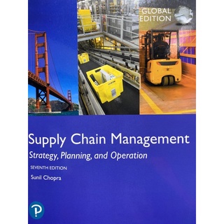 9781292257891 SUPPLY CHAIN MANAGEMENT: STRATEGY, PLANNING, AND OPERATION (GLOBAL EDITION)