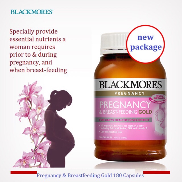 blackmore-pregnancy-amp-breast-feeding-gold-วิตามินสำหรับคุณแม่ช่วงตั้งครรภ์-และให้นมบุตร-180แคปซูล
