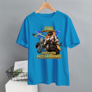 【พร้อมส่ง】PUBG เสื้อยืดลําลอง ผ้าฝ้าย แขนสั้น พิมพ์ลาย Winner Chicken Dinner Game สําหรับผู้ชาย และผู้หญิง