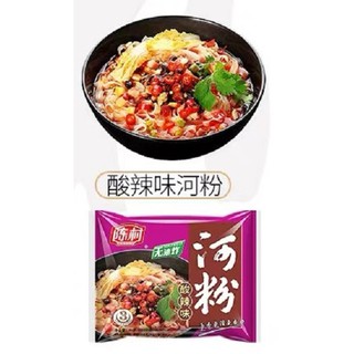 [Pcs x2 ซอง] บะหมี่ มาม่า จีน ซุปเปรี้ยวเผ็ด [85g/ซอง] 酸辣 陈村方便河粉 Chinese noodles