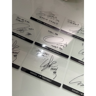 การ์ด Monsta x ❤️ TONYMOLY ของแท้💯