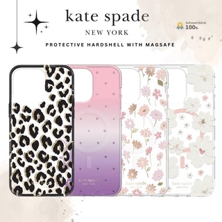 [แท้ พร้อมส่ง] เคส Kate Spade New York รุ่น Protective Hardshell with Mag เคส สำหรับ iPhone 14Pro max / 14 Pro