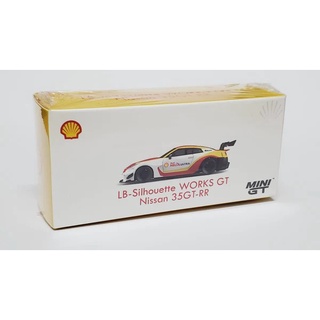 1:64 Mini GT X Shell Hong Kong Exclusive Nissan Skyline GT-R R35 35GT