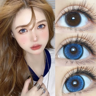 Uyaai คอนแทคเลนส์ สีฟ้า 14.5 มม. 2 ชิ้น