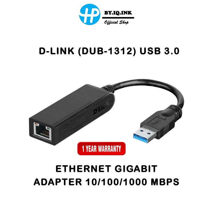 DLINK DUB1312 USB 3.0 Gigabit Adapter USB TO LAN By