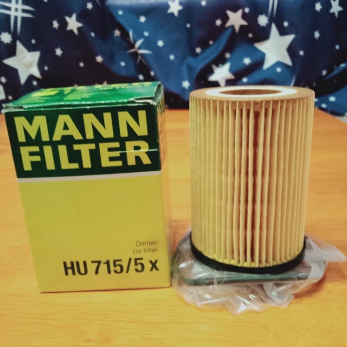 กรองเครื่อง-oil-filter-bmw-ยี่ห้อ-mann-hu715-5x-เครื่อง-n62-ปี01-05-รุ่น-e60-e65-e66-x5-e53