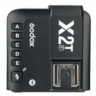 godox x 2 t - f ttl hss 1/8000 s อุปกรณ์ส่งสัญญาณไฟแฟลชแบบไร้สาย 2 . 4 g สําหรับ fujifilm fuji dslr camera