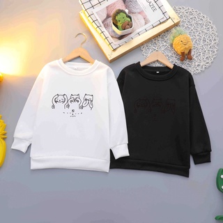 UY0781 *พร้อมส่งจากไทย* New 2022  เสื้อกันหนาวเด็ก เสื้อแขนยาวใส่ได้ทั้งเด็กชาย-เด็กหญิง (เนื้อผ้าสำลี)