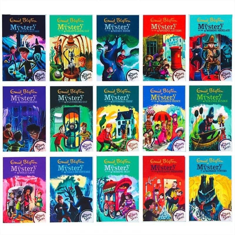 กล่องตำหนิ-หนังสือภาษาอังกฤษเด็ก-the-mystery-series-find-outers-complete-15-books-collection-box-set-by-enid-blyton