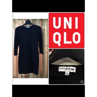 เดรสแบรนด์Uniqlo SizeM(ซักพร้อมใส่)