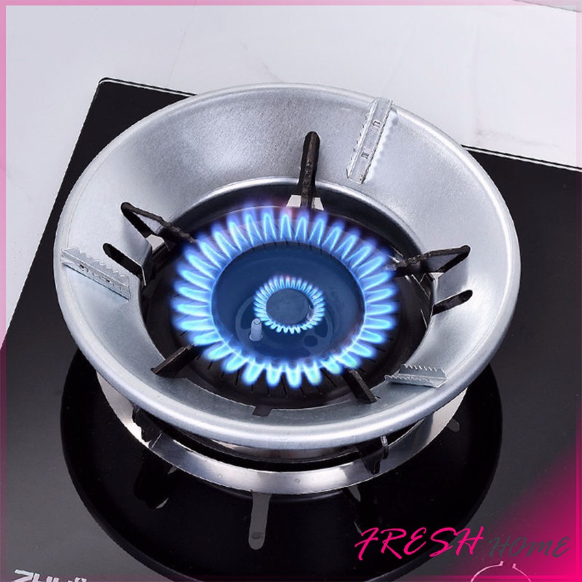 ภาพหน้าปกสินค้าแหวนกันลมเตาแก๊ส อุปกรณ์เสริมเตาแก๊สประหยัดพลังงาน Gas stove windproof ring จากร้าน vibool2020 บน Shopee