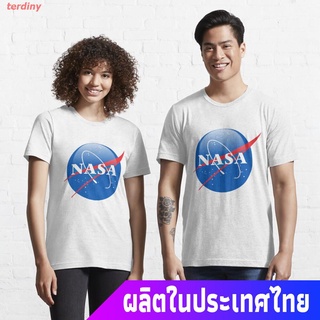 terdiny เสื้อยืดลำลอง NASA Essential T-Shirt Popular T-shirts