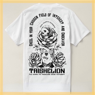 เสื้อยืดสําหรับผู้ชาย♤R.Tau Gamma Phi / ทริสเกเลียน ฟรัชเสื้อเชิ้ตรุ่นคลาสสิค/ เสื้อผ้า/เสื้อยืด F8: