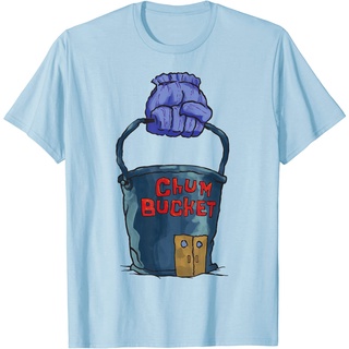 เสื้อยืดโอเวอร์ไซส์เสื้อยืด ลาย Chum BucketS-3XL