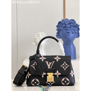 M46008 LV Madeleine BB monogram vintage handbag sling crossbody flap messenger with snaplock