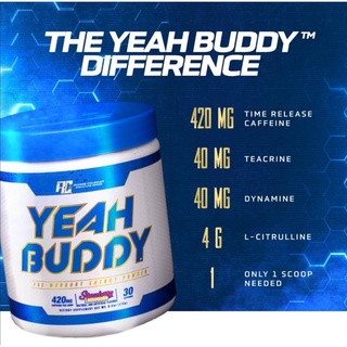สินค้า ✨Rc​ Ronnie​ coleman\'s  Yeah Buddy​ Pre-workout 30 servings.(เพิ่มแรงสุดโหด)​
