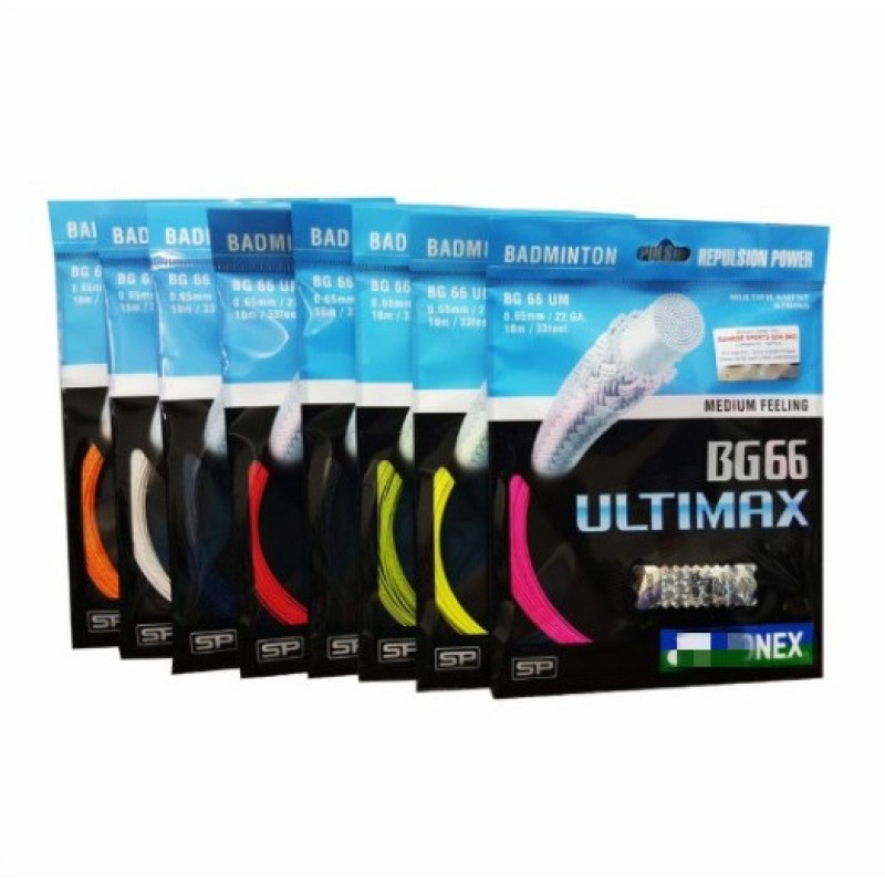 ภาพหน้าปกสินค้าสายสตริงสําหรับแบดมินตัน yy bg 66 ultimax สำหรับไม้เทนนิส ไม้แบดมินตัน