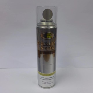 ภาพหน้าปกสินค้าสีสเปรย์ \"บอสนี่ สแตนเลส สตีล BOSNY STAINLESS STEEL SPRAY PAINT ที่เกี่ยวข้อง