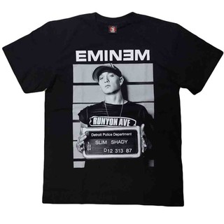 เสื้อยืดโอเวอร์ไซส์เสื้อ Eminem เสื้อวง เสื้อยืด EminemS-3XL