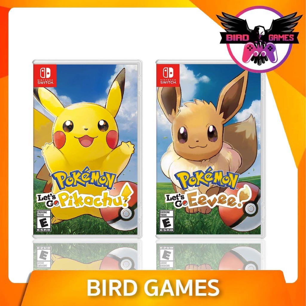 ภาพหน้าปกสินค้าNintendo Switch : POKEMON Let's Go Pikachu / Eevee จากร้าน birdgames บน Shopee