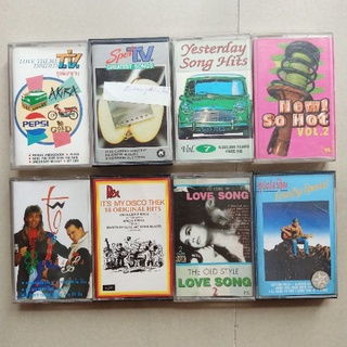 เทปคาสเซ็ตเทปเพลงสากล รวมฮิตเพลงดังหลากหลายอัลบั้ม 80s90s ( Cassette 1105240365 )