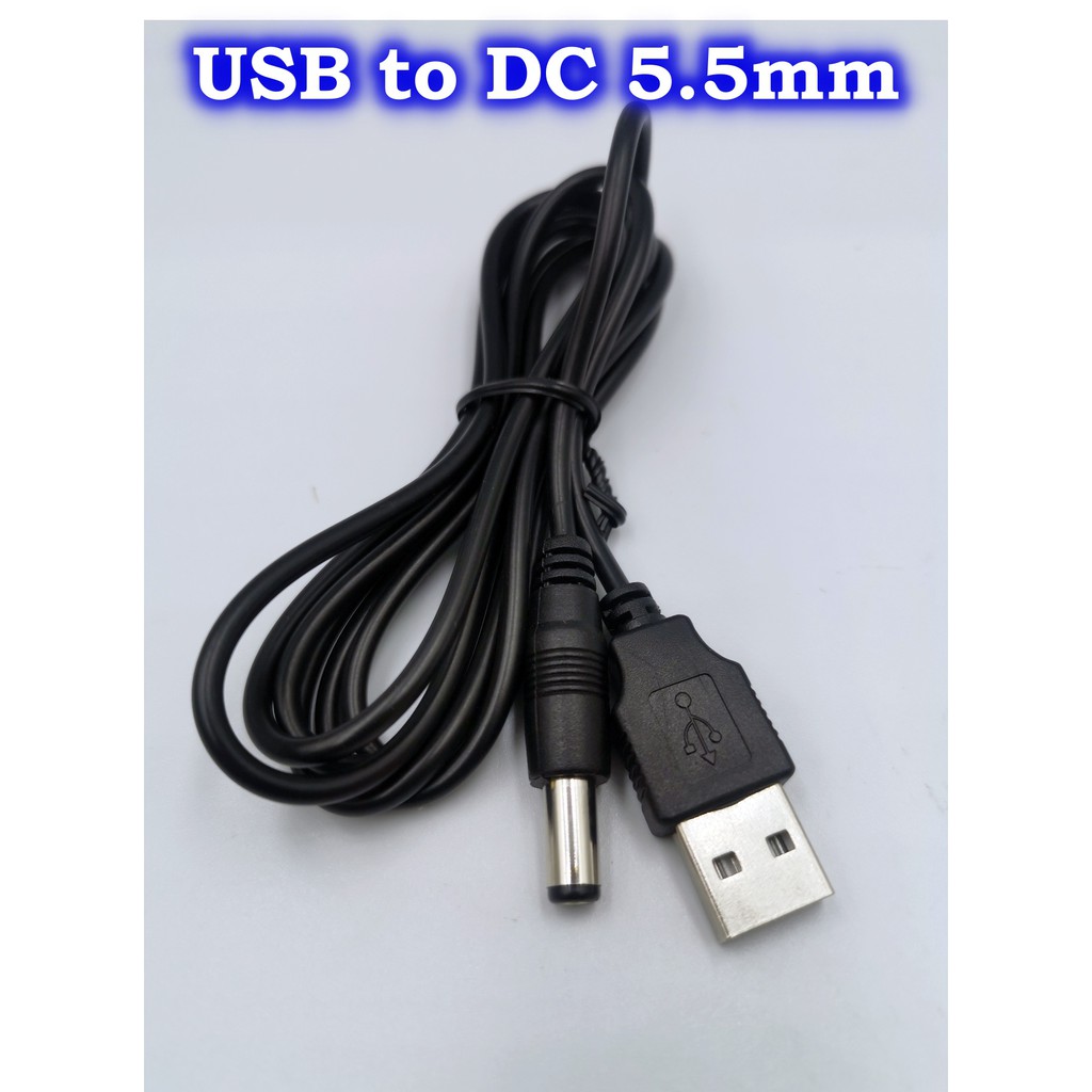 ภาพสินค้าสายชาร์จ USB to DC 2.0mm 2.5mm USB to DC 3.5mm USB to DC 5.5mm สาย USB แปลงเป็นแจ็ค DC 2.5mm DC3.5mm DC5.5mm จากร้าน pongrit.noom บน Shopee ภาพที่ 5