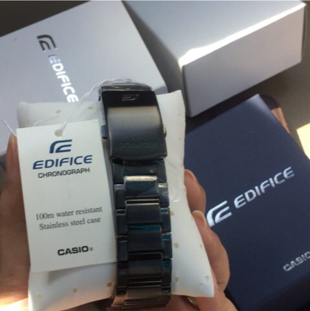 นาฬิกา-casio-edifice-chronograph-รุ่น-efr-544bk-1a2v-นาฬิกาข้อมือสำหรับผู้ชาย