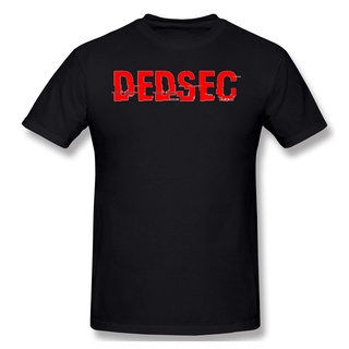 เสื้อยืดแขนสั้น ผ้าฝ้าย พิมพ์ลายกราฟฟิคสุนัข 100 GS163 - DEDSEC TRANSMIT คุณภาพสูงS-5XL