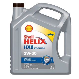 ภาพขนาดย่อของภาพหน้าปกสินค้าน้ำมันเครื่อง​shell​hx8 5w-30​ ขนาด6ลิตรไม่แถม จากร้าน 13cargalleria บน Shopee